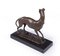 Art Deco Whippet Skulptur aus Bronze von Barye 11