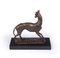 Sculpture Whippet Art Déco en Bronze par Barye 10