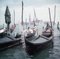 Venice Gondolas Oversize C Print Framed in Black by Slim Aarons 1