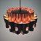 Danish Copper and Aluminum Pendant by Werner Schou for Coronell Elektro, 1970s 2