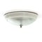 Molded Glass Ceiling Lamp, 1940s 1