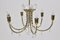 Lámpara de araña Mid-Century Modern de latón de J. & L. Lobmeyr para J. & L. Lobmeyr, Imagen 8