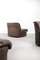 Brutalist Patinated Leather Modular Corner Sofa from Musterring International, 1960s, Set of 5 31