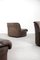 Brutalist Patinated Leather Modular Corner Sofa from Musterring International, 1960s, Set of 5, Image 31