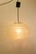 Mid-Century Space Age Oval Flat Glass Pendant Lamp from Doria 6