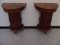 Rosewood Wall Console Tables, 1940s, Set of 2 14