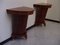 Rosewood Wall Console Tables, 1940s, Set of 2 12