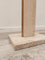 Vintage Travertine and Brass Floor Lamp, Image 6