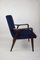 Blauer Vintage Jade Chair, 1970er 6