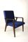 Blauer Vintage Jade Chair, 1970er 3