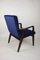 Blauer Vintage Jade Chair, 1970er 5