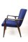Blauer Vintage Jade Chair, 1970er 11
