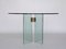 Circular Glass & Brass Dining Table by Peter Ghyczy, 1970s 1
