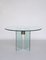 Circular Glass & Brass Dining Table by Peter Ghyczy, 1970s 3