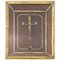 Late-19th Century French Crucifix with Frame, Image 1