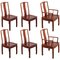 Chaises de Salon Style Ming, Chine, 1970s, Set de 6 1