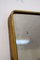 Italian Mirror with Brass Frame, 1950s, Image 9