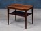 Mid-Century Rosewood Side Table with Shelf from FKF, Image 1