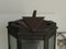 Art Deco Wall Sconce With Graduated Geometric Detailing & Frosted Panes of Etched Glass, Image 3