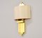 Hollywood Regency Brass Sconce from Lumica, 1970s 3