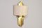 Hollywood Regency Brass Sconce from Lumica, 1970s, Image 1