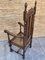 Louis XVI Style French Carved Walnut Armchair with Reed Seats 10