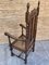 Louis XVI Style French Carved Walnut Armchair with Reed Seats, Image 10