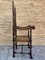 Louis XVI Style French Carved Walnut Armchair with Reed Seats 5