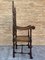 Louis XVI Style French Carved Walnut Armchair with Reed Seats, Image 5