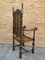 Louis XVI Style French Carved Walnut Armchair with Reed Seats 4