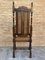 Louis XVI Style French Carved Walnut Armchair with Reed Seats 8