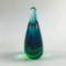 Mid-Century Murano Glass Sommerso Sculpture by Flavio Poli 2