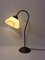 Art Deco Table Lamp In Patinated Metal 6
