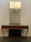 Mesa consola vintage de palisandro y espejo de Paolo Buffa. Juego de 2, Imagen 7
