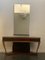 Table Console et Miroir Vintage en Palissandre par Paolo Buffa, Set de 2 4