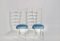 White High Back Side Chairs by Gio Ponti, 1950s, Set of 2, Image 1