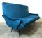 Blaues Sofa von Nino Zoncada, 1950er 9