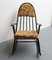 Rocking Chair with Yellow Cushions, 1950s 1