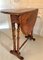 Small Antique Victorian Walnut Drop-Leaf Sutherland Table, Image 9