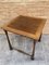 Mid-Century Carved Square Walnut Side Table in the Louis Philippe Style 4
