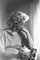Marilyn Candid Moment Silver Gelatin Resin Print, Framed In White by Ed Feingersh for GALERIE PRINTS, Image 1
