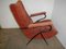Italian Velvet Lounge Chair, 1940s, Image 4