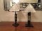 Lampade da tavolo Art Deco in ferro battuto di Degué, anni '20, set di 2, Immagine 1