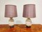 Ceramic Pineapple Table Lamps, 1960s, Set of 2, Image 1