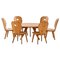 Carl Malmsten Seating Group by Carl Malmsten for Svensk Fur, 1950s, Set of 7 1