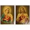 Chromo-Lithographs Immaculate Heart of Mary, 1880s, Set of 2 1