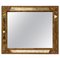 Französischer Spiegel mit Goldrahmen aus Holz, 1980er 1