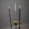 Italian Hand Blown Murano Glass & Brass Floor Lamp from Stilnovo, 1950s 12