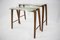 Tavolini a incastro Mid-Century in legno organico, anni '50, set di 2, Immagine 2