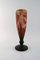 Large Art Nouveau Cameo Vase in Mouth Blown Art Glass from Daum Nancy 2